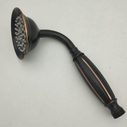 Rynx | Traditional Handheld Shower Head with Hose Polished Brass Wall Mounted Shower Head