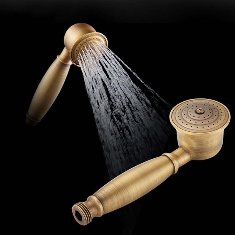 Rynx | Traditional Handheld Shower Head with Hose Polished Brass Wall Mounted Shower Head