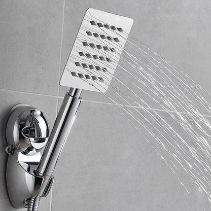 Rynx | Silver Square Double Shower Head Modern Water Filtration Wall-Mounted Shower Head