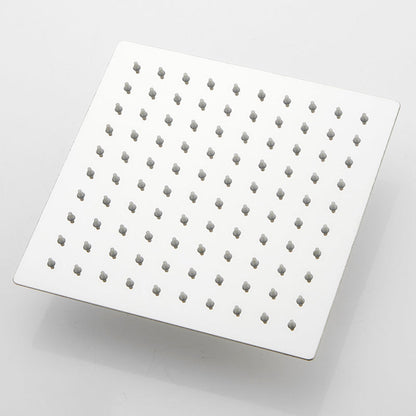 Rynx | Silver Square Double Shower Head Modern Water Filtration Wall-Mounted Shower Head