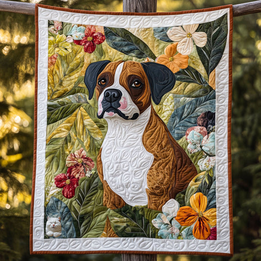 Rynx | Boxer Flower Quilt