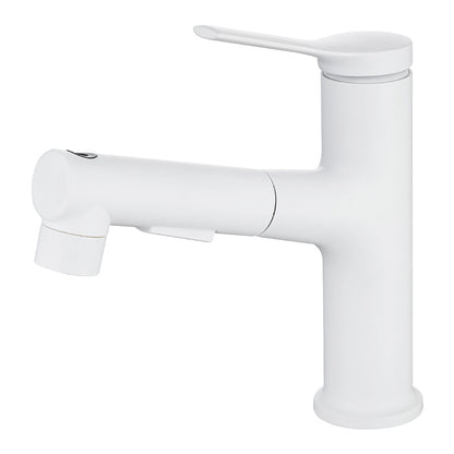 Rynx | Round Vessel Sink Bathroom Faucet Simple Style Faucet with Brass Material