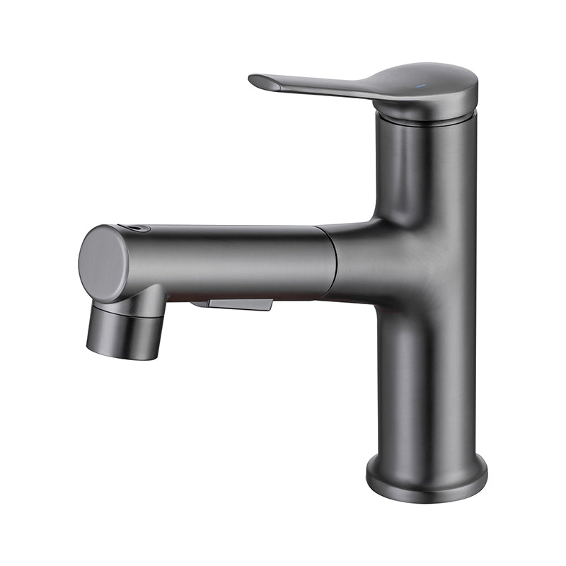 Rynx | Round Vessel Sink Bathroom Faucet Simple Style Faucet with Brass Material