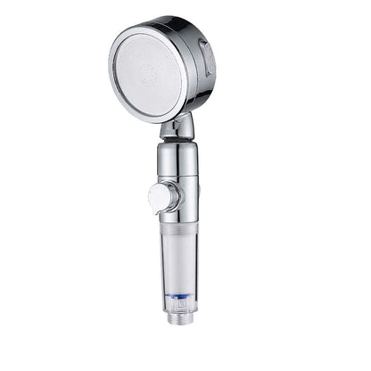 Rynx | Modern Handheld Shower Head Silver Round Standard Shower Heads