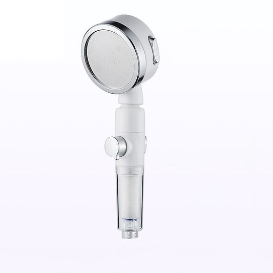 Rynx | Modern Handheld Shower Head Silver Round Standard Shower Heads