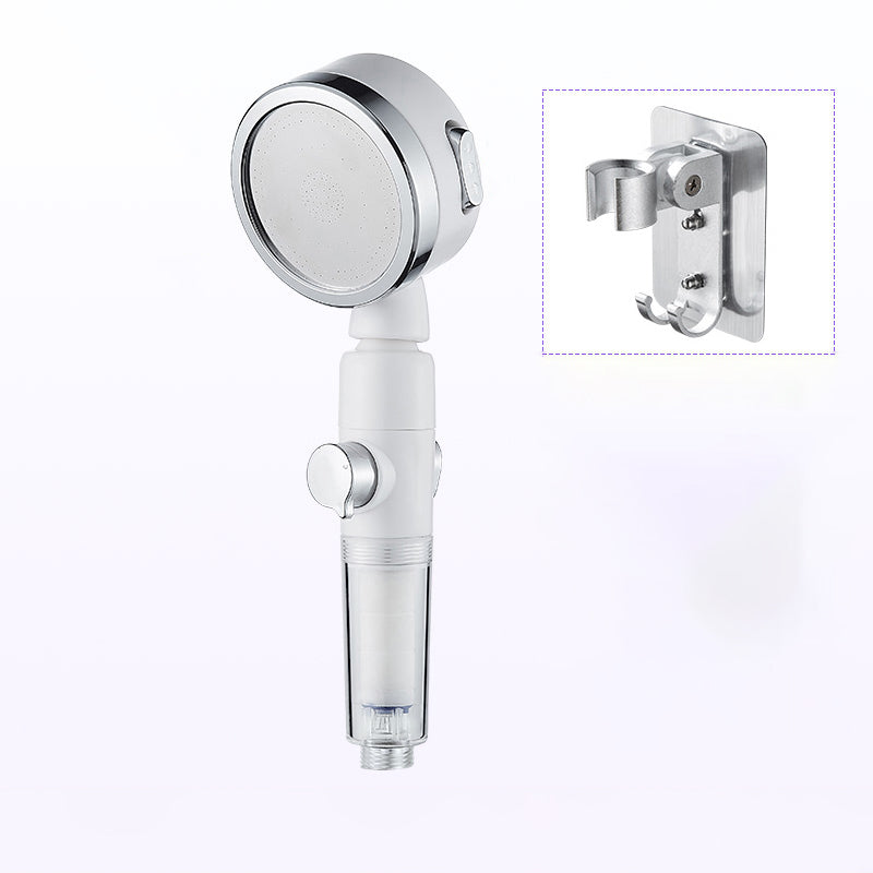 Rynx | Modern Handheld Shower Head Silver Round Standard Shower Heads