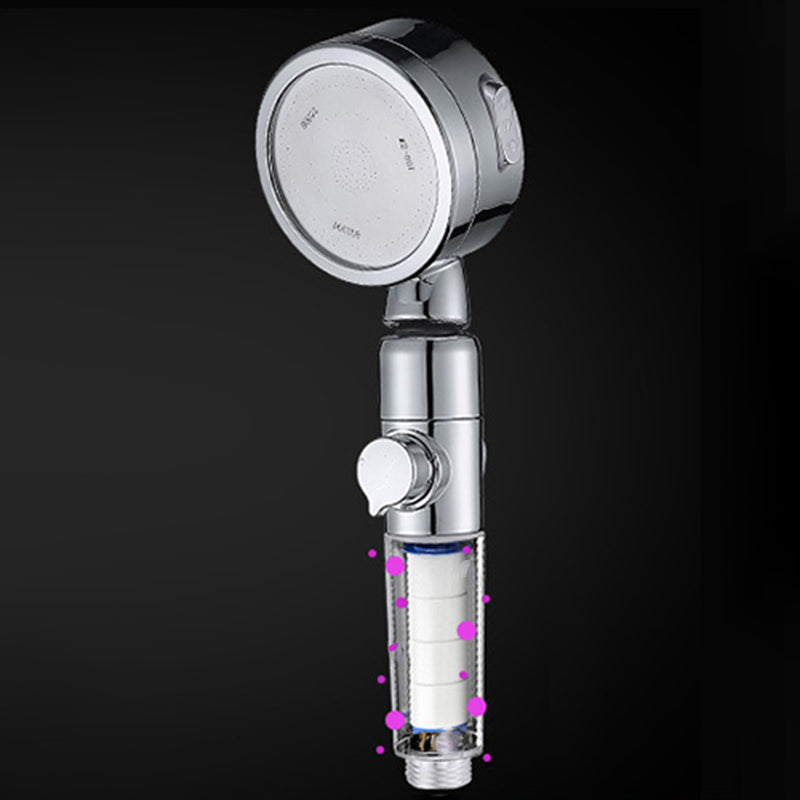 Rynx | Modern Handheld Shower Head Silver Round Standard Shower Heads