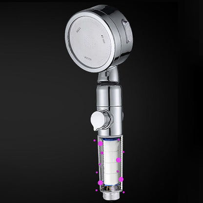 Rynx | Modern Handheld Shower Head Silver Round Standard Shower Heads