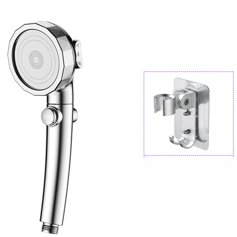 Rynx | Modern Handheld Shower Head Silver Round Standard Shower Heads