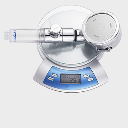 Rynx | Modern Handheld Shower Head Silver Round Standard Shower Heads