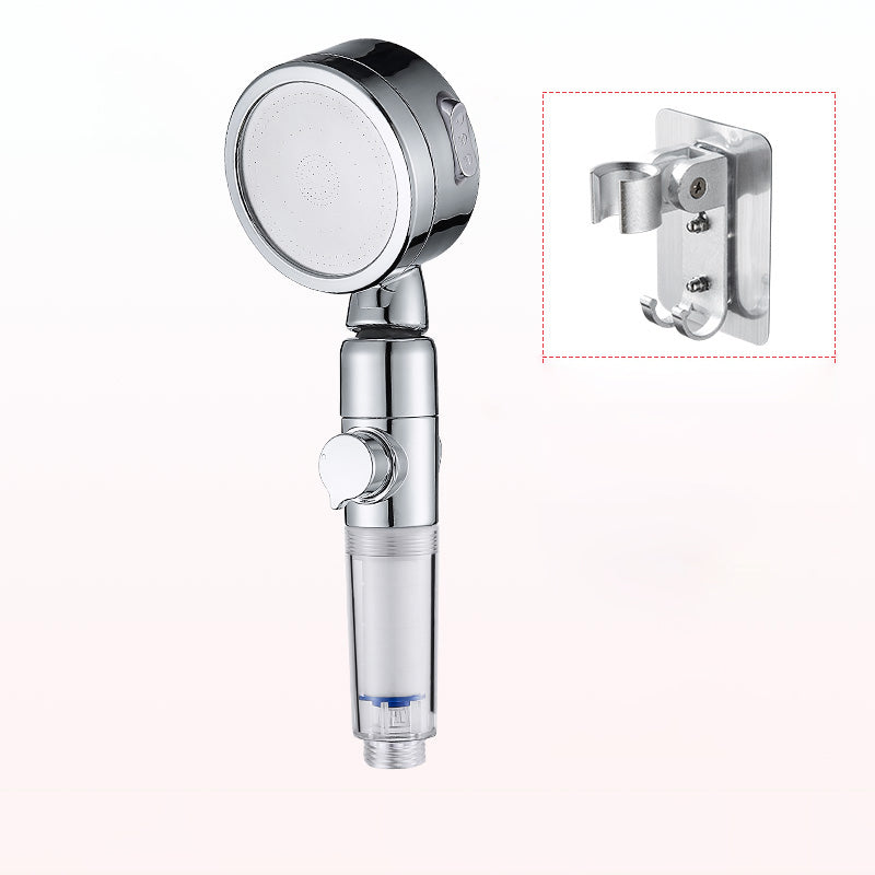 Rynx | Modern Handheld Shower Head Silver Round Standard Shower Heads