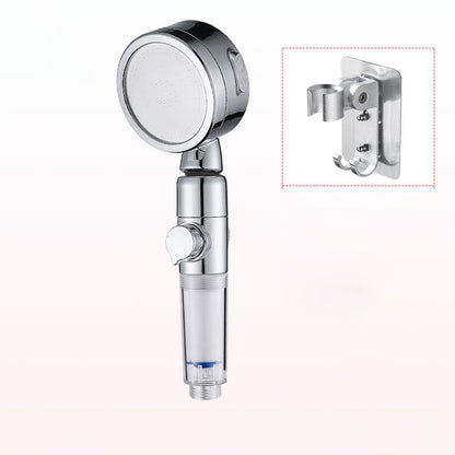 Rynx | Modern Handheld Shower Head Silver Round Standard Shower Heads