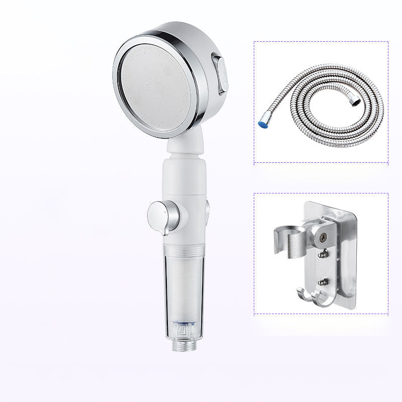Rynx | Modern Handheld Shower Head Silver Round Standard Shower Heads