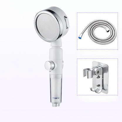 Rynx | Modern Handheld Shower Head Silver Round Standard Shower Heads