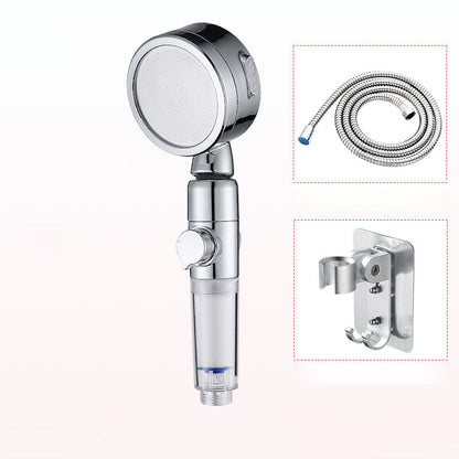 Rynx | Modern Handheld Shower Head Silver Round Standard Shower Heads
