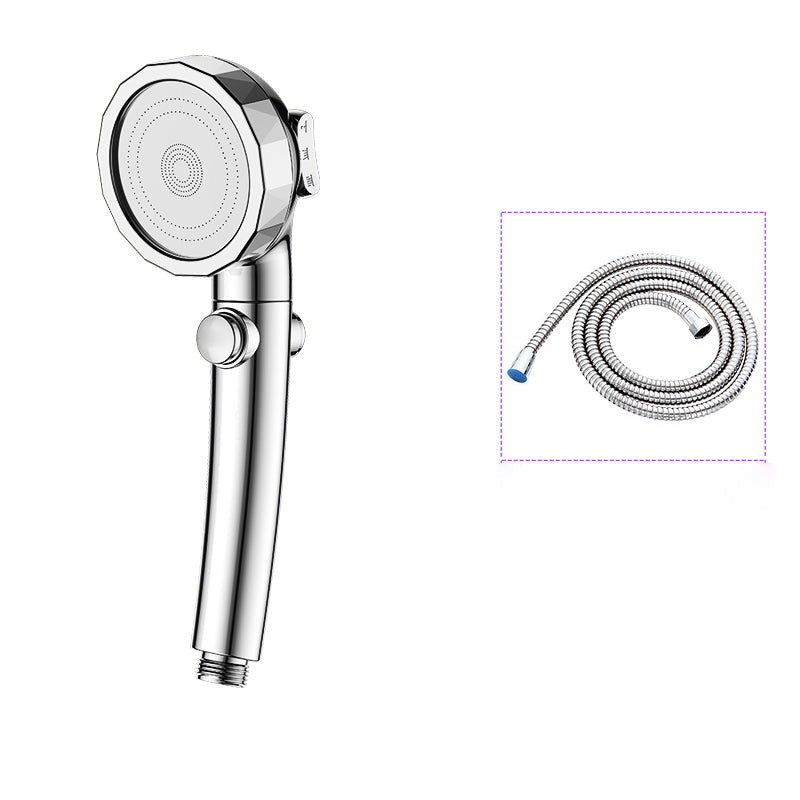 Rynx | Modern Handheld Shower Head Silver Round Standard Shower Heads