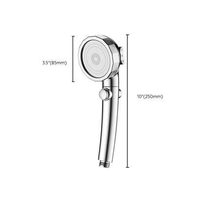 Rynx | Modern Handheld Shower Head Silver Round Standard Shower Heads