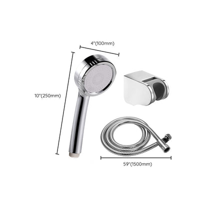 Rynx | Modern hand shower head 5 spray patterns Chrome Round Wall mounted shower head