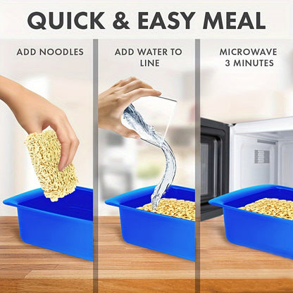 Rynx | Quick Mac and Cheese Microwave Cooker – Ready in 5 Minutes, Perfect for Dorms, Small Kitchens and Offices, BPA-Free and Dishwasher Safe