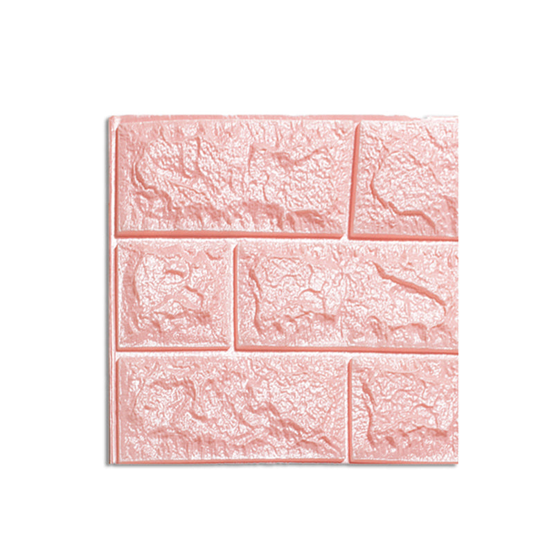 Rynx | Waterproof Wall Panel Peel and Press 3D Faux Brick Living Room PVC Wall Covering (10-Pack)