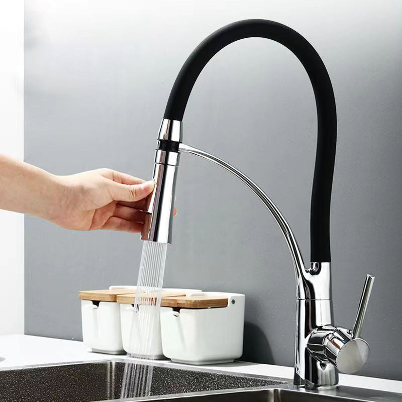 Rynx | Modern 1-Hand Faucets Copper Touchless with Water Dispenser Standard Kitchen Faucet