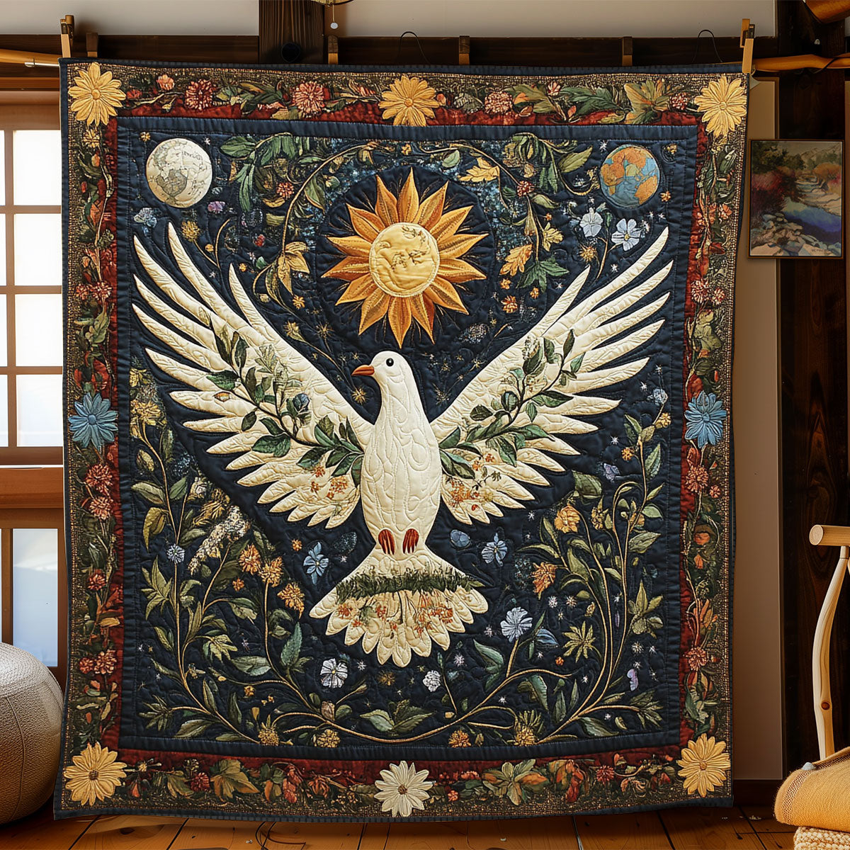 Rynx | Stellar Peace Dove Quilt