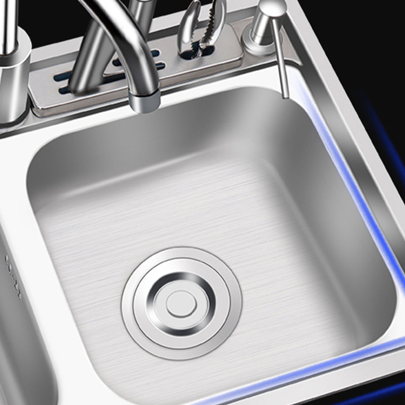 Rynx | Modern Style Kitchen Sink Stainless Steel 2 Holes Top Mount Kitchen Sink