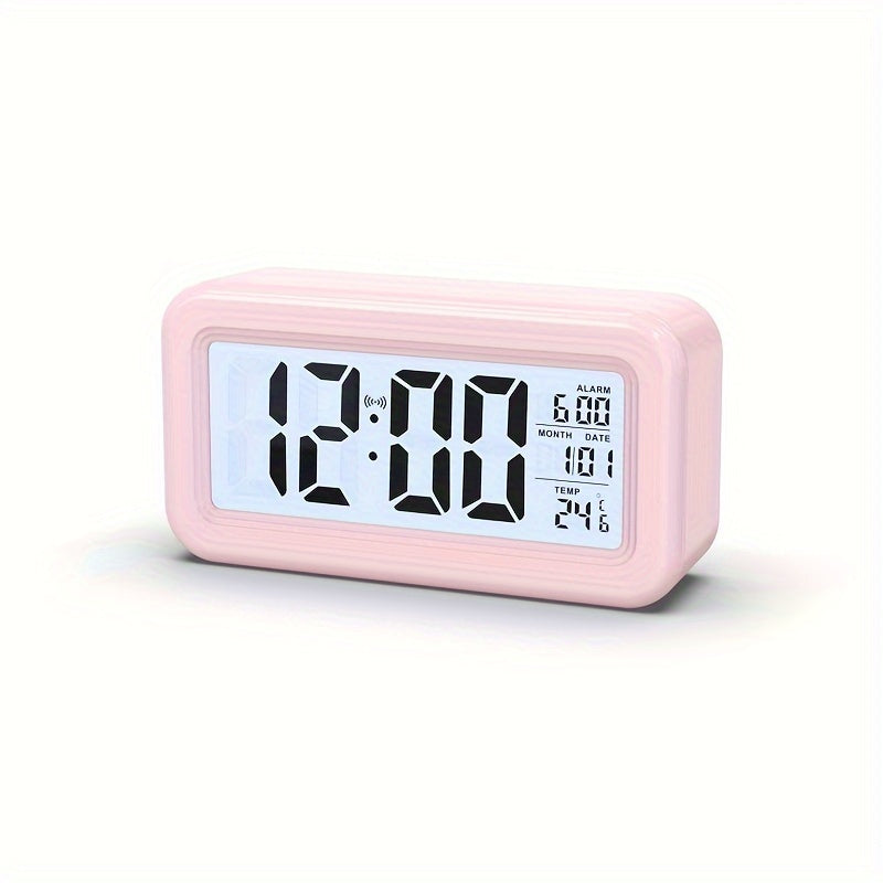 Rynx | Digital Alarm Clock with LCD Screen - Date and Temperature Display