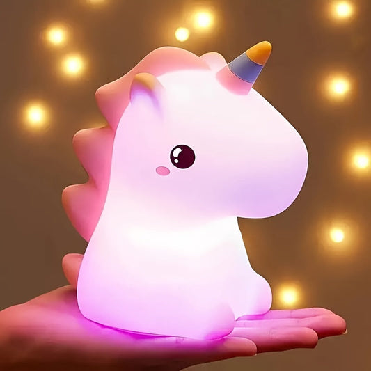 Rynx | UnicornGlow - Warm Unicorn Night Light with 7 Colors and Eye Protection