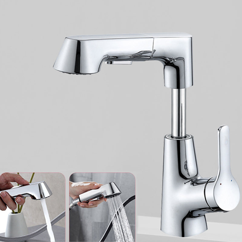 Rynx | Modern Faucet Solid Copper Centerset Bathroom Faucet