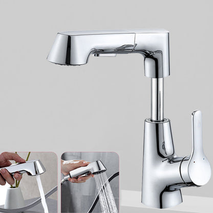 Rynx | Modern Faucet Solid Copper Centerset Bathroom Faucet