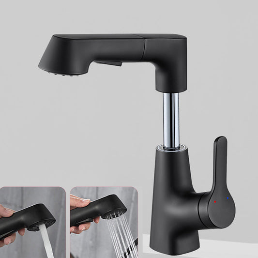 Rynx | Modern Faucet Solid Copper Centerset Bathroom Faucet
