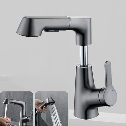 Rynx | Modern Faucet Solid Copper Centerset Bathroom Faucet
