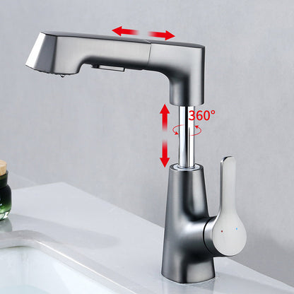 Rynx | Modern Faucet Solid Copper Centerset Bathroom Faucet