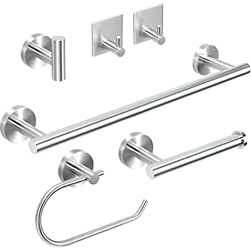 Rynx | Metal Simple Bathroom Accessories as a Single Piece or in a Set in Silver