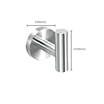 Rynx | Metal Simple Bathroom Accessories as a Single Piece or in a Set in Silver