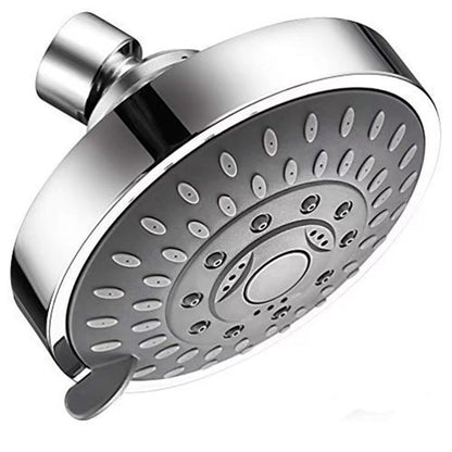 Rynx | Modern Fixed Shower Head with Catalyst 4-Inch Silver Wall Mount Shower Head