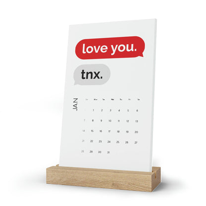 Rynx | Luxurious 2024 Eco-Friendly Custom Desk Calendar with Photo Features