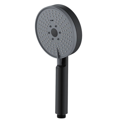 Rynx | Matt Black Hand Shower Modern 3-Stream Round Wall Mounted Hand Shower