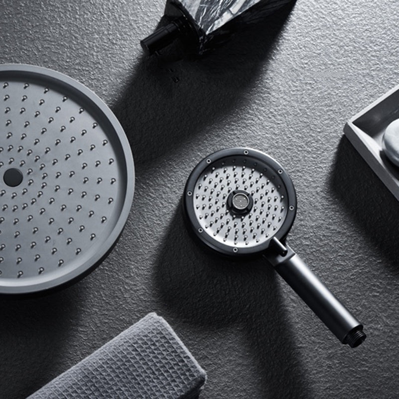 Rynx | Matt Black Hand Shower Modern 3-Stream Round Wall Mounted Hand Shower