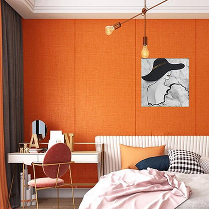 Rynx | Acoustic wall cladding Solid color Peelable and press foam living room wall panel