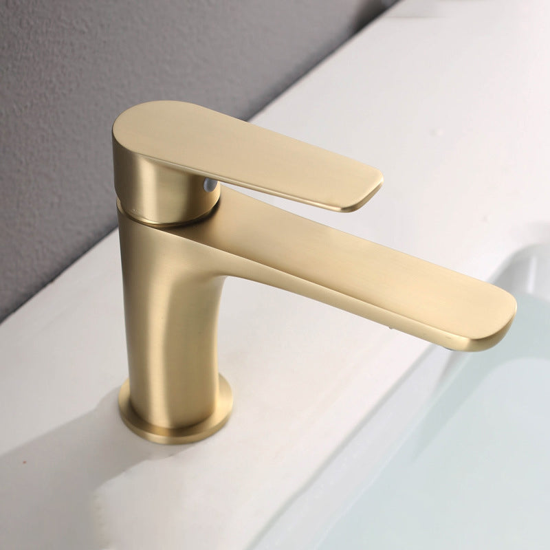 Rynx | Light Luxury Sink Faucet with Lever Handle Single Hole Bathroom Faucet