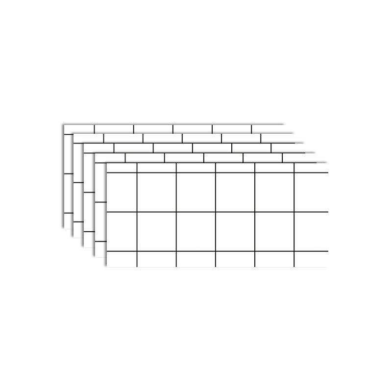 Rynx | PVC Peel/Stick Wall Tile Rectangular Peel and Stick Wall Tile