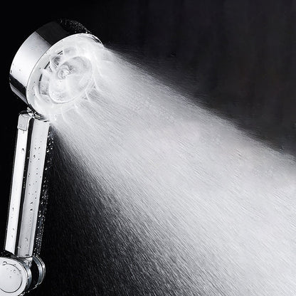 Rynx | Contemporary Wall-Mounted Shower Head Combination Chrome Round Hand Shower