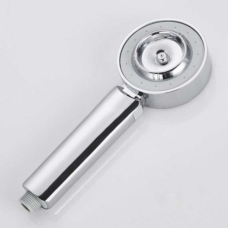 Rynx | Contemporary Wall-Mounted Shower Head Combination Chrome Round Hand Shower