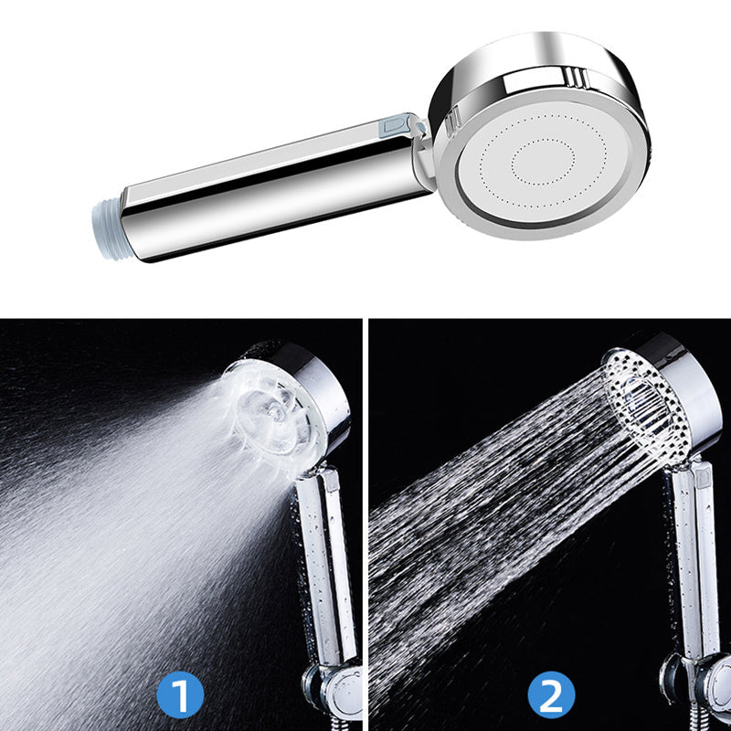Rynx | Contemporary Wall-Mounted Shower Head Combination Chrome Round Hand Shower