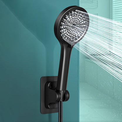 Rynx | Contemporary Round Shower Head Pure Color Handheld Shower