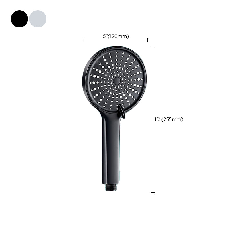 Rynx | Contemporary Round Shower Head Pure Color Handheld Shower