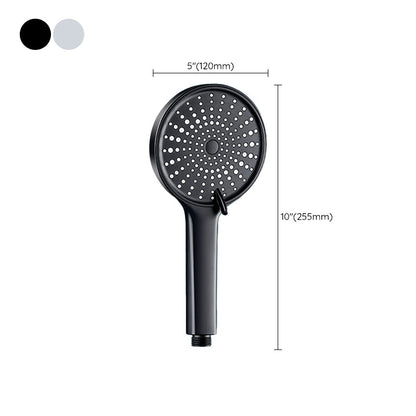 Rynx | Contemporary Round Shower Head Pure Color Handheld Shower