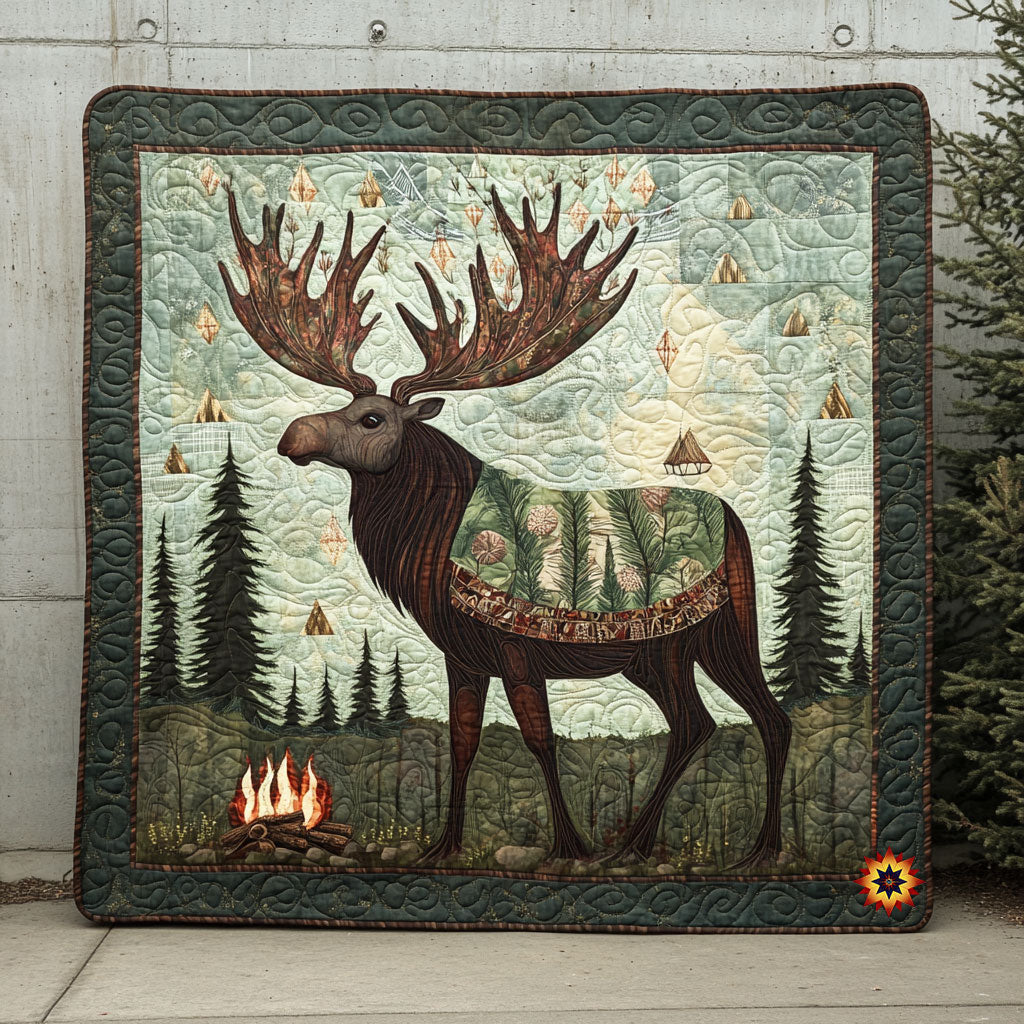 Rynx | Moose Quilted Blanket